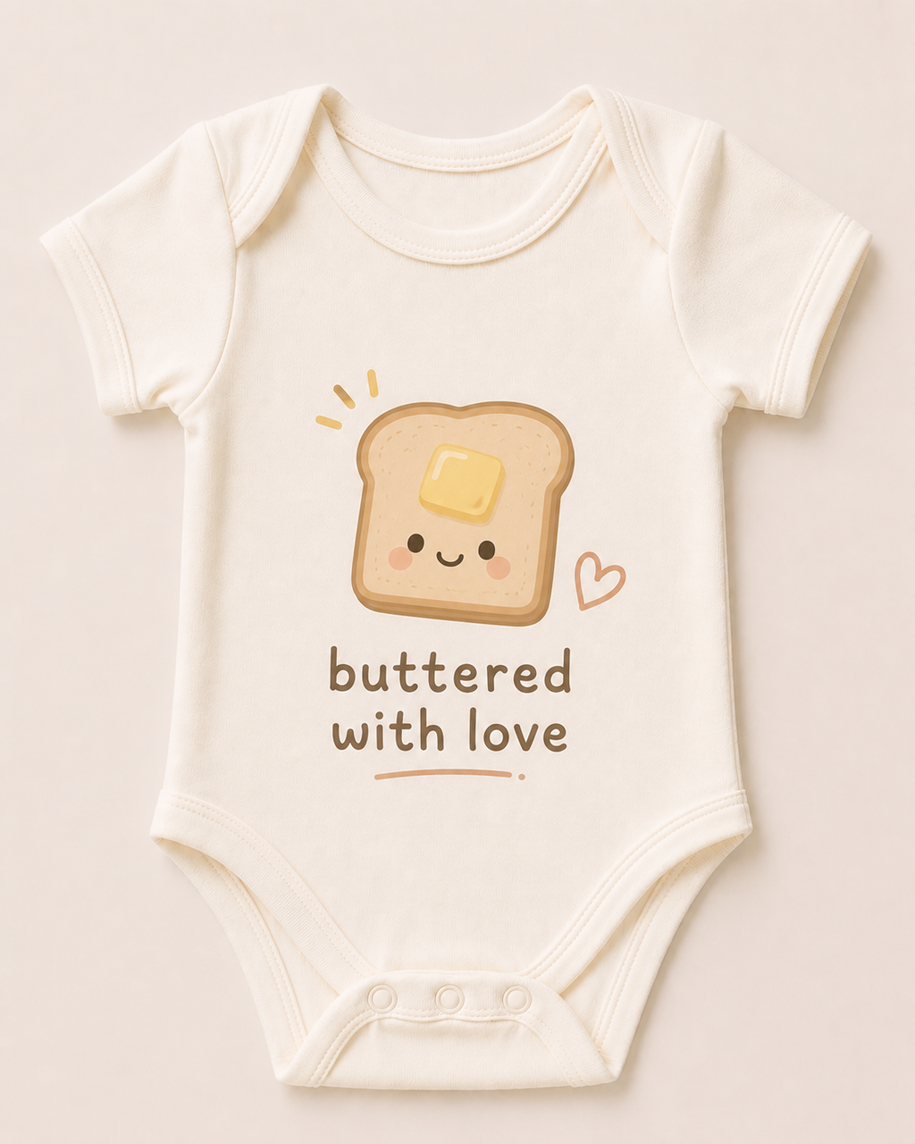 Buttered With Love baby onesie
