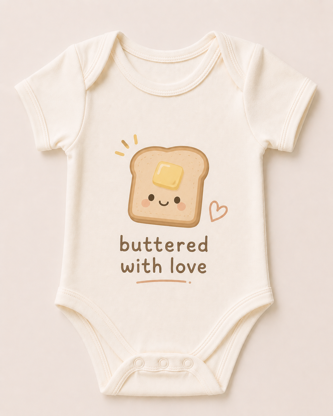 Buttered With Love baby onesie