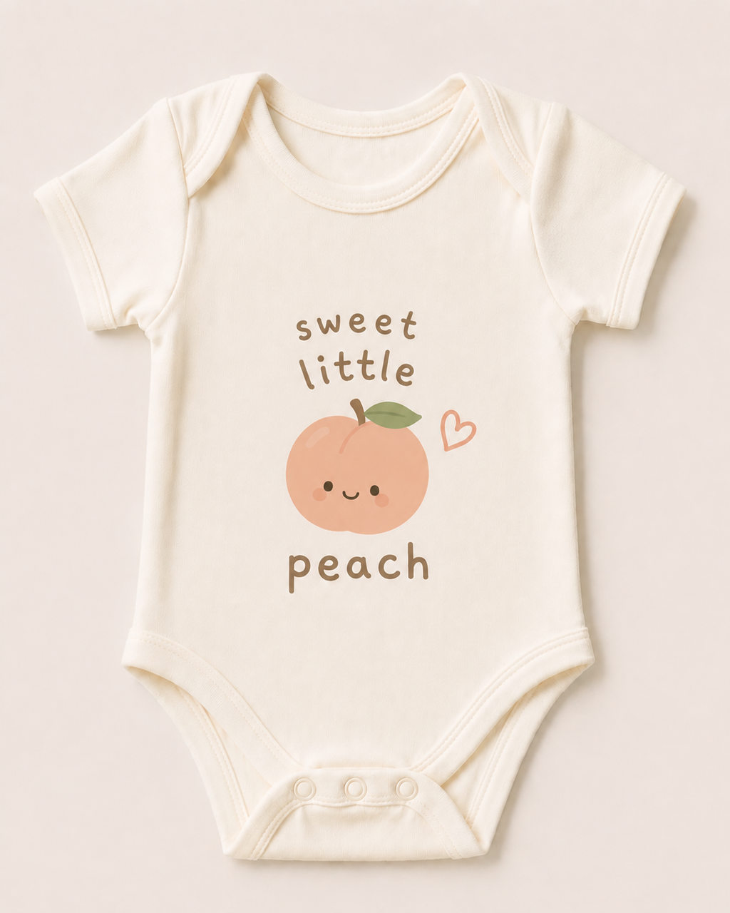 Sweet Little Peach baby onesie