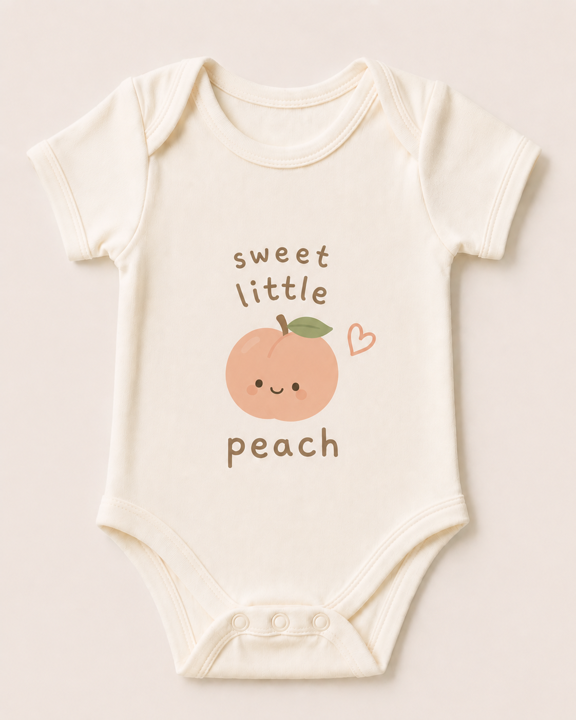 Sweet Little Peach baby onesie